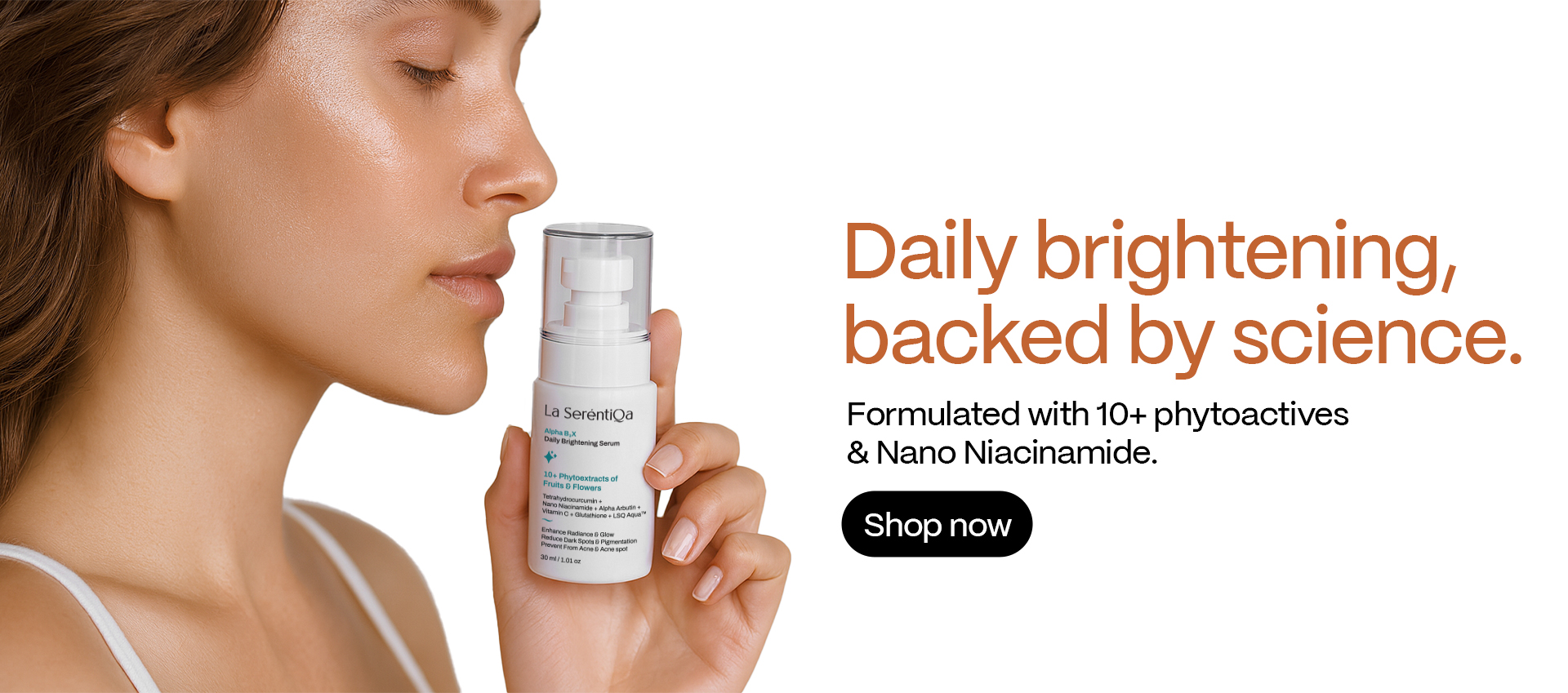 Brightening face serum with Vitamin C